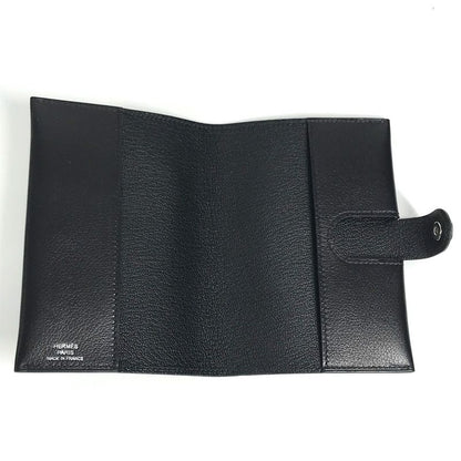 Hermes Passport Case RMS Calfskin Black