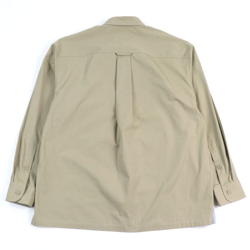 Gucci 24SS 762164 Cotton 100% Logo Embroidery Button-down Long Sleeve Shirt