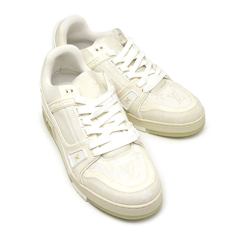 Louis Vuitton Low Cut Sneakers LV Trainer Line 8 Monogram White