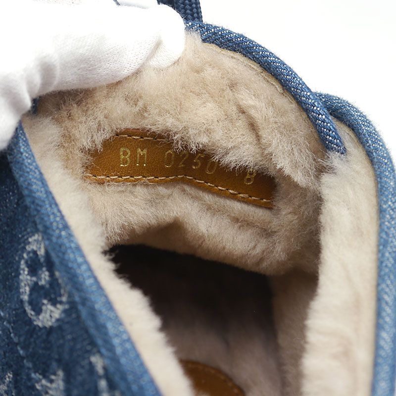 Louis Vuitton LV Cozy Line Ankle Boots Monogram Denim 8