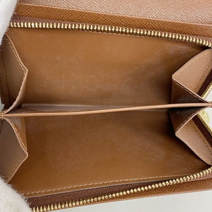 Louis Vuitton Wallet Monogram Porte Monnaie Zip M61735 Brown Ladies