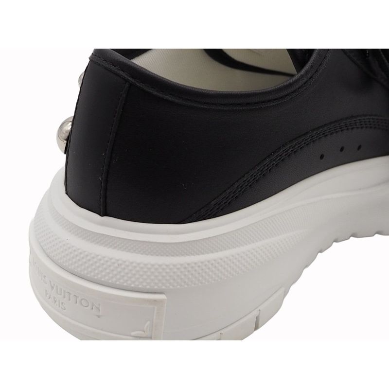 Louis Vuitton LV X Yk LV Squad Line Sneakers Shoes Women's Yayoi Kusama Black