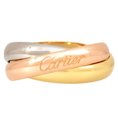 Cartier Trinity MM Ring #50 18K Yellow Gold 76g 18K Pink Gold 18K White Gold