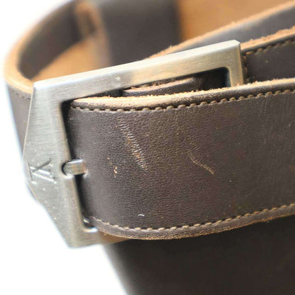 Louis Vuitton Heel Logo Leather Engineer Boots Go0032 Brown 7