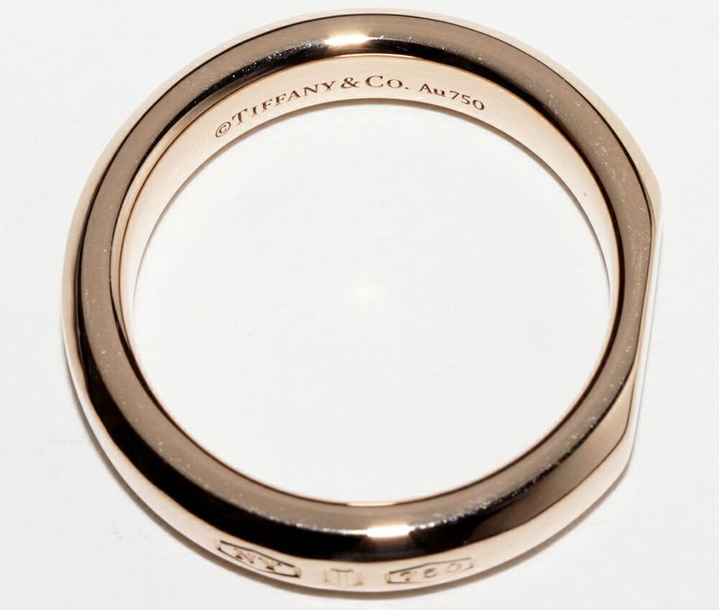 Tiffany & Co Ring 18K Pink Gold Makers Band Ring