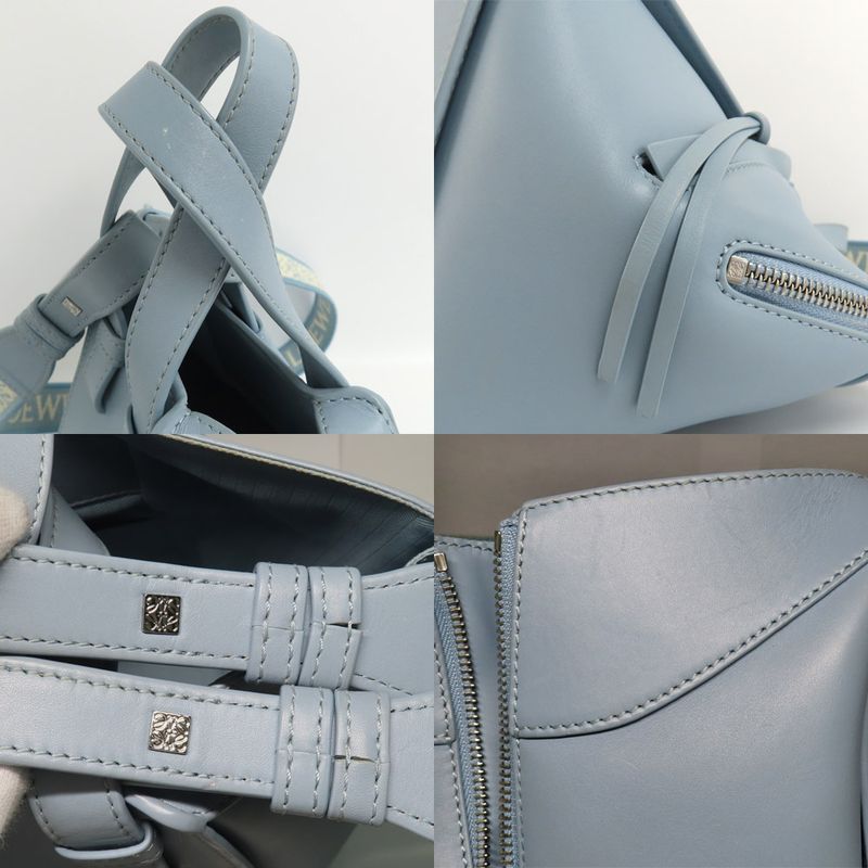 Loewe Hammock Compact A538h13x14 Handbag 2WAY Light Blue Series