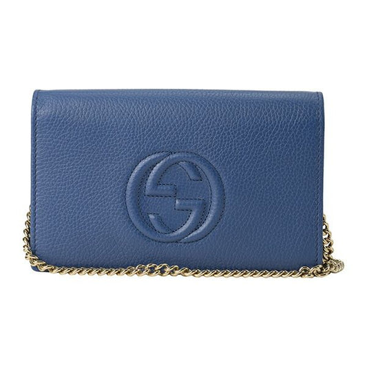 Gucci Shoulder Bag Soho Blue