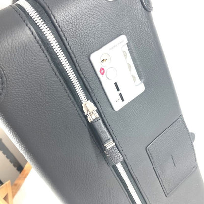 Hermes Carry-on Bag Low Ring Mobility Suitcase Cabin Taurillon Clemence Black