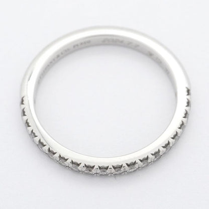 Tiffany & Co Ring Novo Half Eternity Pt950 Platinum Diamond #75 Ladies