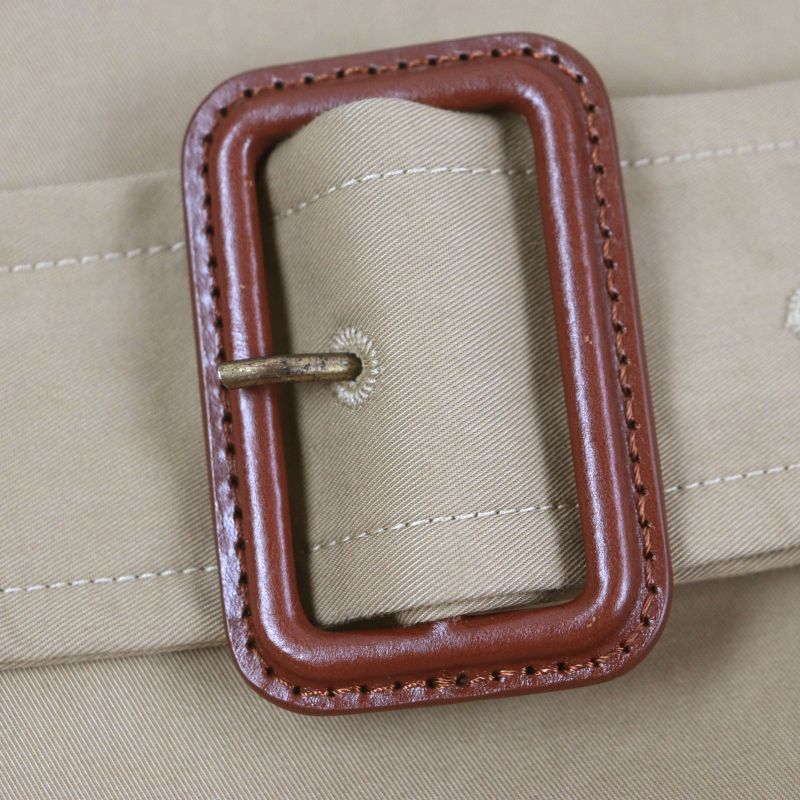 Gucci 452368 Back Taiga Embroidery 100% Silk Lining Logo Buttons Trench Coat