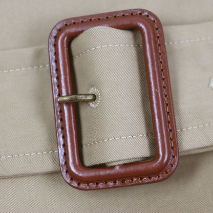 Gucci 452368 Back Taiga Embroidery 100% Silk Lining Logo Buttons Trench Coat