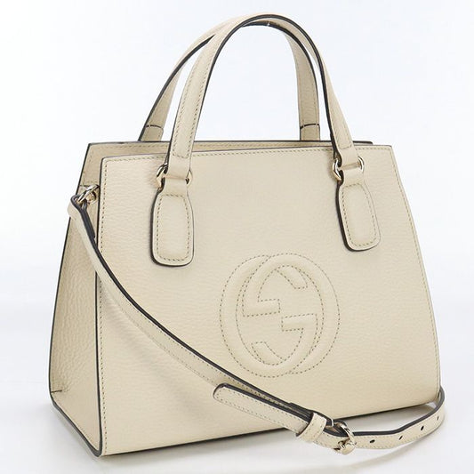 Gucci 2WAY Soho 607722 Cao0g 9522 Tote Bag Leather Women