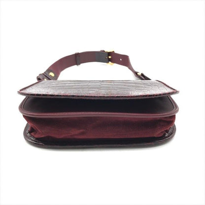 Cartier Leather Suede Shoulder Bag