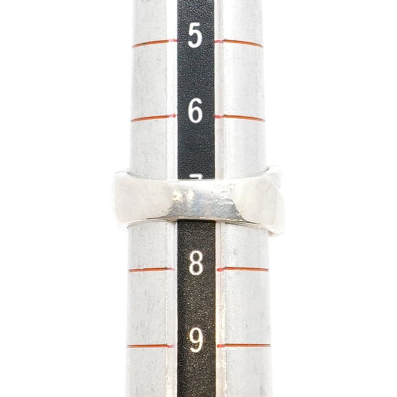 Tiffany & Co Ring Triple Rubbing Heart Silver 925 Size 7 Ladies