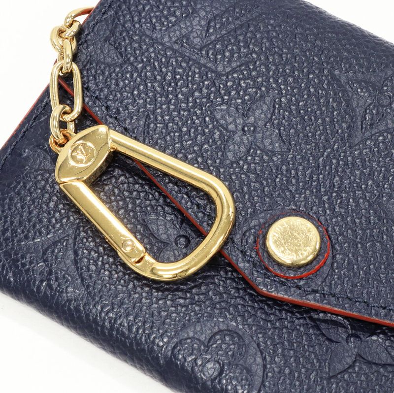 Louis Vuitton Coin Case Key Case Monogram Empreinte Marine Rouge Pochette Cles