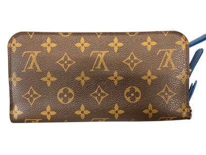 2543 Louis Vuitton Long Wallet Portefeuille Antholite Monogram Petrol Blue