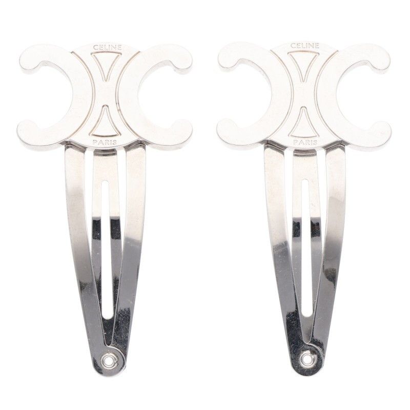 Celine Triomphe Hair Clip Accessory Pin Women