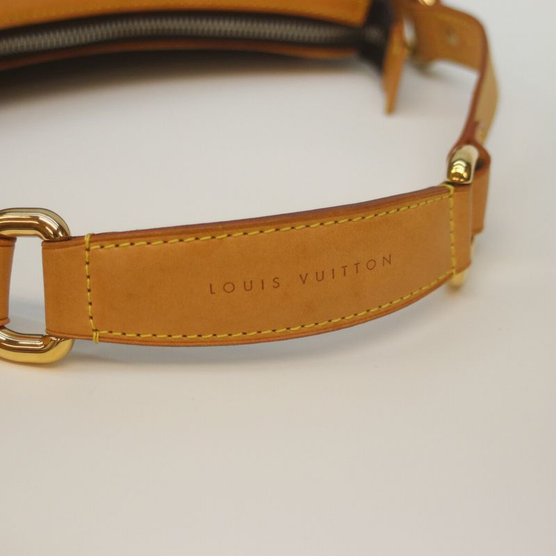 Louis Vuitton 06 M40076 Monogram Tulum PM Shoulder Bag Twist Lock Brown Women