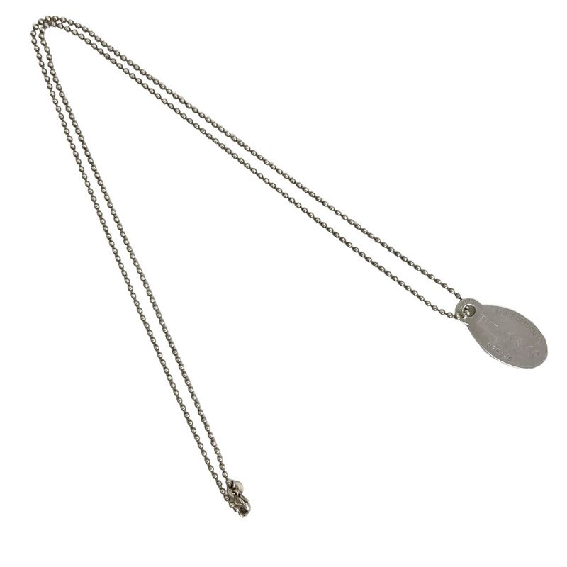 Tiffany & Co Return To Oval Logo Motif Engraved Silver 925 Ball