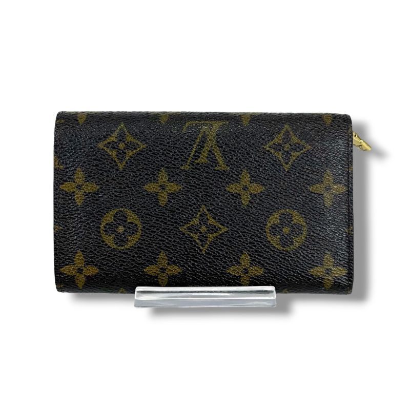 Louis Vuitton Monogram Leather Porte Monet Vier Trésor Bifold Compact Wallet