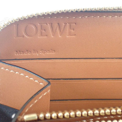 [AB Rank] Loewe Puzzle Zip Around Long Wallet C510t12x13 Calfskin Ghost Soft