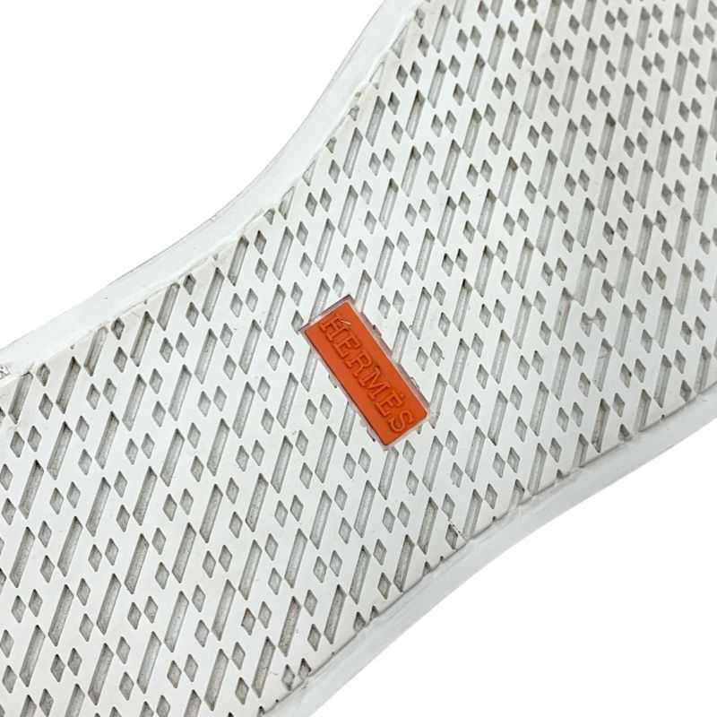 Hermes Daydream Sneakers Shoes Suede Shearling Brown Silver High Cut Sneakers