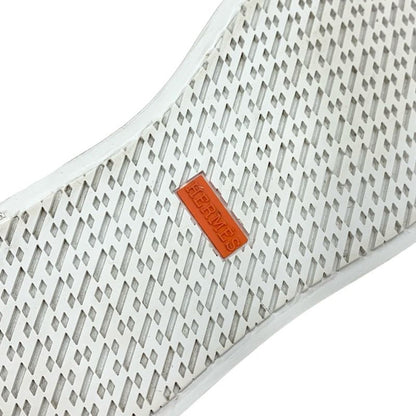 Hermes Daydream Sneakers Shoes Suede Shearling Brown Silver High Cut Sneakers