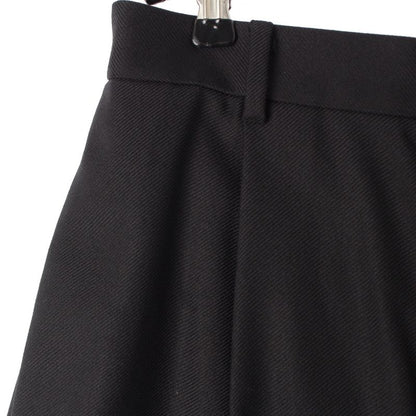 Celine 24 Taillat Pants Wool Tuck Wide Slacks Pants Bottoms 2p625778q Black 36