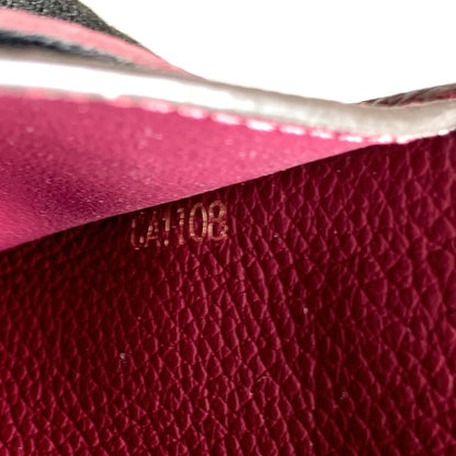 Louis Vuitton Empreinte Portefeuille Marine Trifold Wallet Wine Red