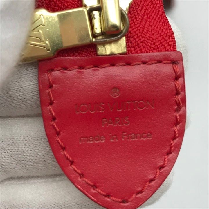 Louis Vuitton Non Stick Epi Riviera Hand Bag Red