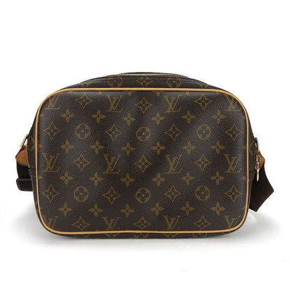 Louis Vuitton Shoulder Bag Reporter PM M45254 Monogram Canvas Brown Gold
