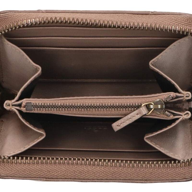 Gucci 474813 GG Marmont V-stitch Round Zip Wallet For Women