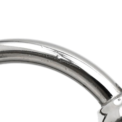 Hermes Earrings Loop Grand Vorsluyft Metal Glaze Etoupe [box