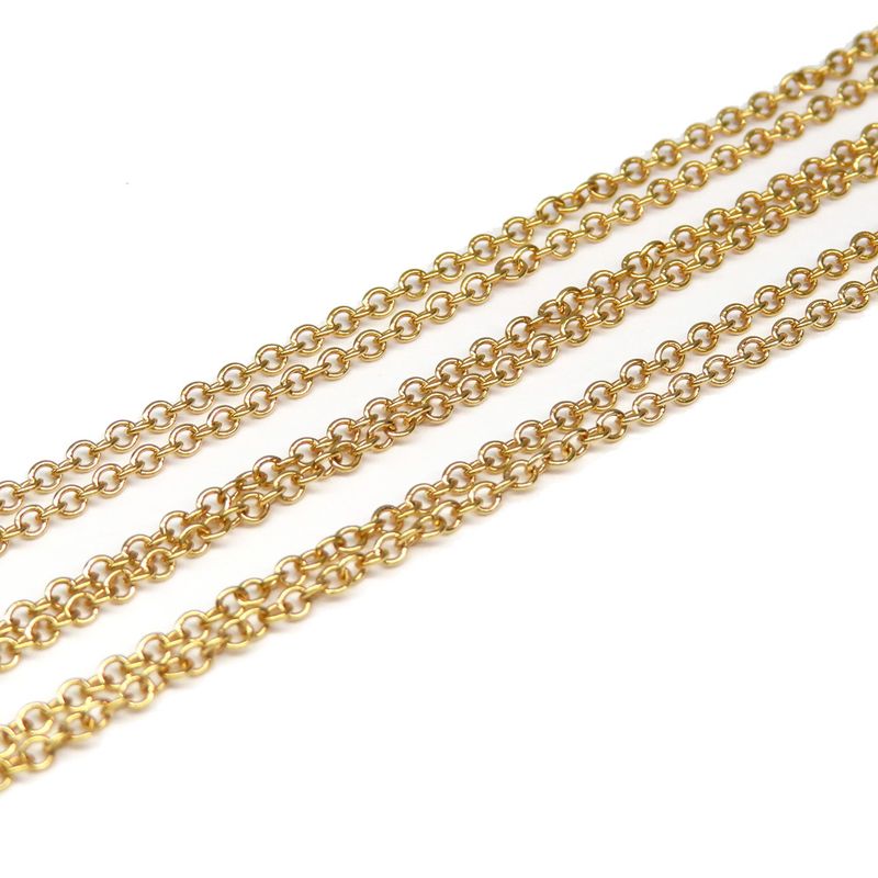 Tiffany & Co Necklace Knot Key Pendant Diamond Au75pg 18K Pink Gold