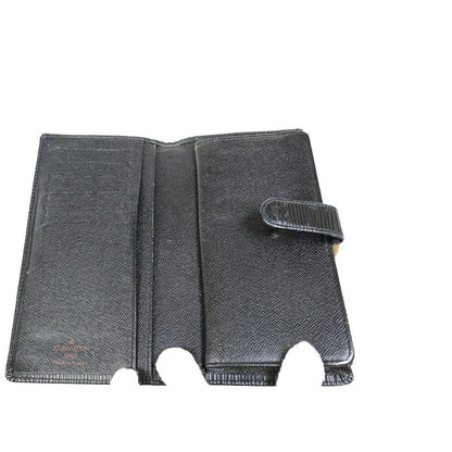 Louis Vuitton Wallet Folded Long Continental Viennois Epi Black M63252 05fb089