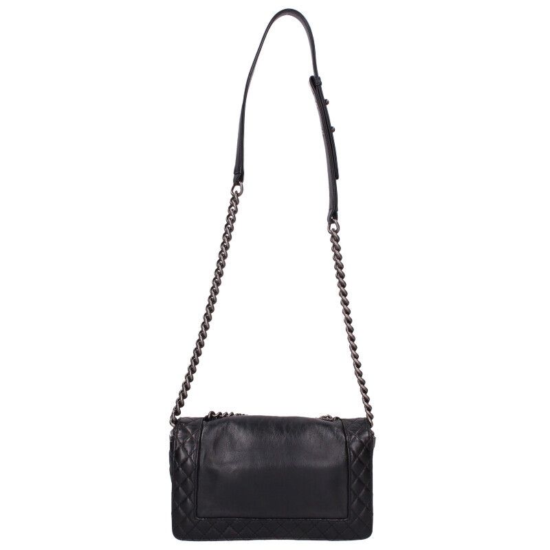 Chanel Boy Chanel 25 Lambskin Chain Shoulder Bag Women 25