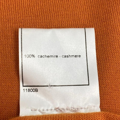Chanel Cardigan Size 42 L Women - P17936 Orange Cashmere