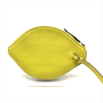 Hermes Pochette Citron Lemon Clutch Pouch Yellow