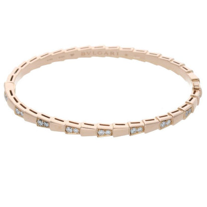 Bulgari Serpenti 18K Yellow Gold Diamond Bracelet Men's M