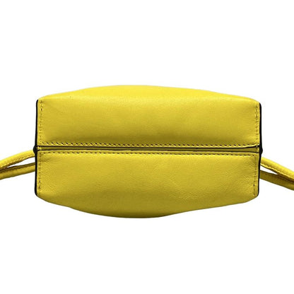 Loewe Shoulder Bag Flamenco Yellow Leather