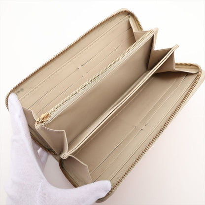 Louis Vuitton Vernis Zippy Wallet Leopard M91476 Bronze Colailles Made In Spain