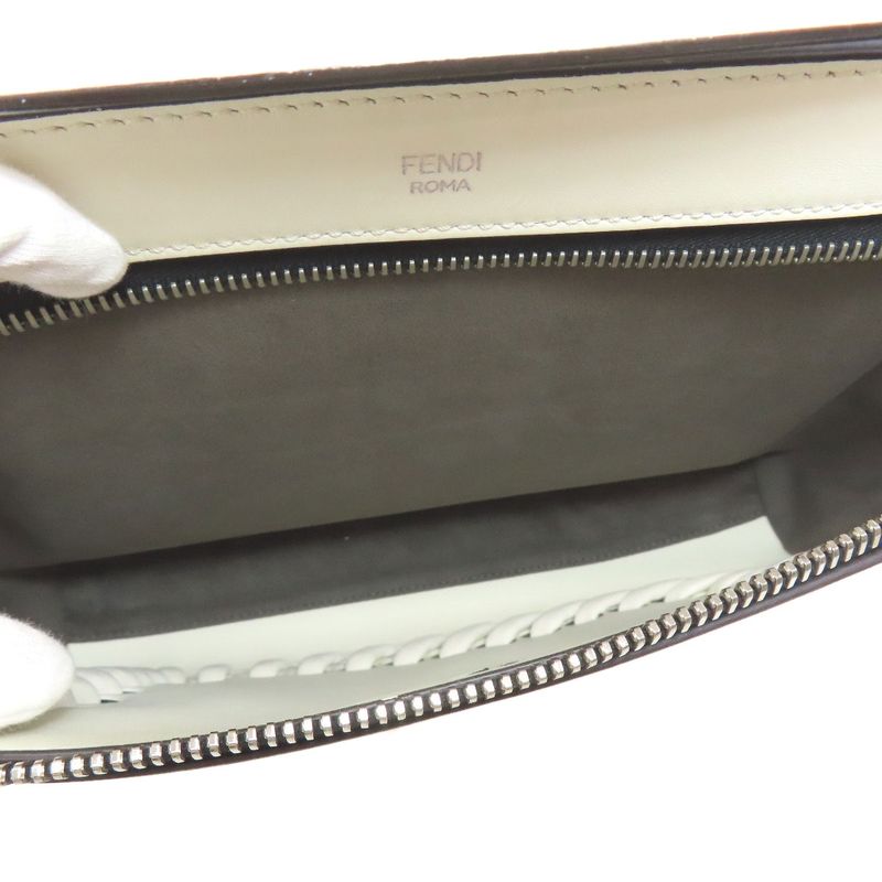 Fendi Dot Com 2WAY Handbag Calf Women