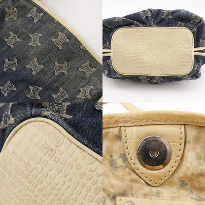 Celine Bittersweet Paris Macadam Denim Blue Women's Tote Bag