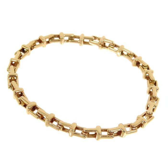 Tiffany & Co Tiffany & Co T Narrow Chain Bracelet 18K Pink Gold 750 Pink Gold