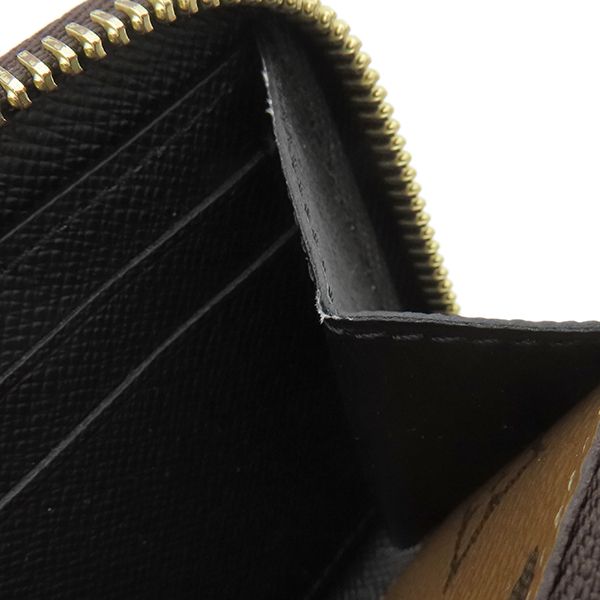 Louis Vuitton Long Wallet Portefeuille Clemence Monogram Reverse Canvas