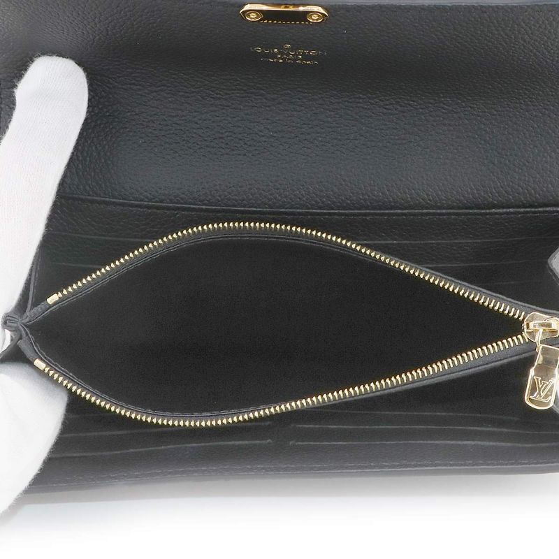 Louis Vuitton Monogram Empreinte Portefeuille Sarah Metis Foldable Long Wallet