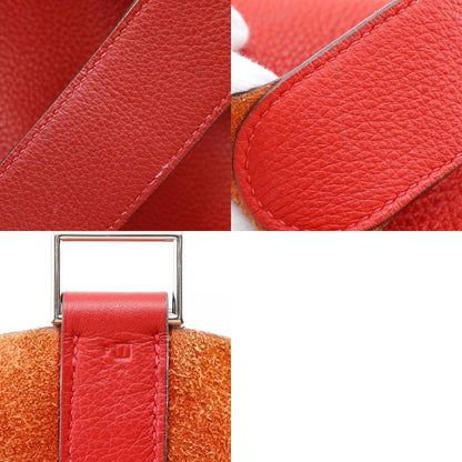 Hermes Picotin TGM Taurillon Clemence Red □I Ladies Tote Bag