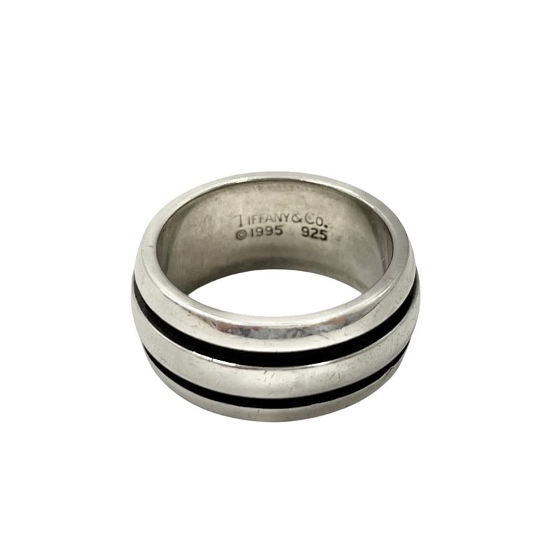 Tiffany & Co Tiffany & Co Ring - Grooved Double Line Silver