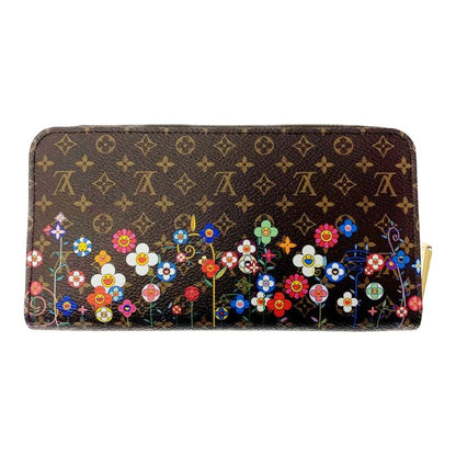 Louis Vuitton M14162 PVC X Takashi Murakami Zippy Wallet Brown 395923 Long