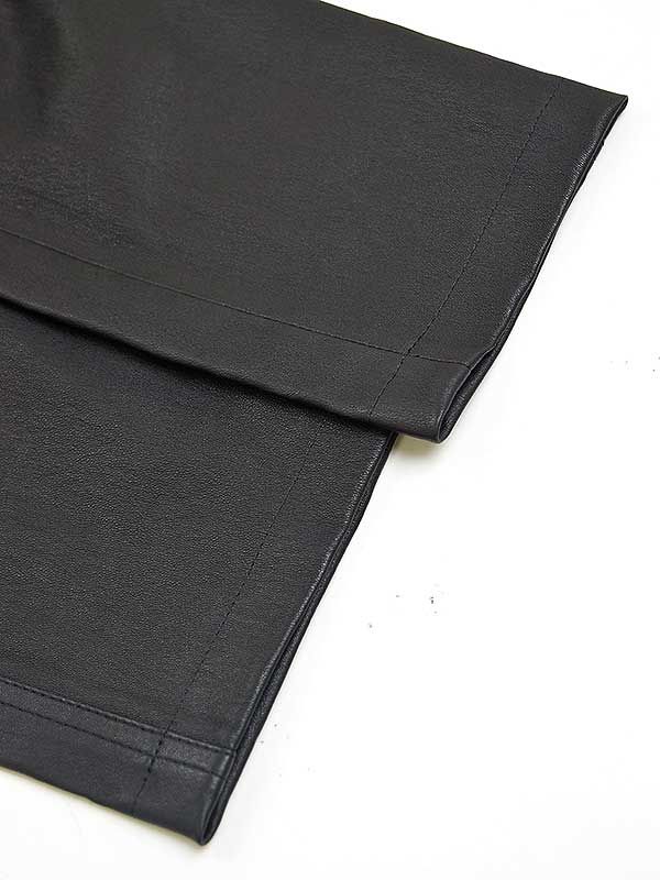 Loewe Lambskin Leather Pants Black 36
